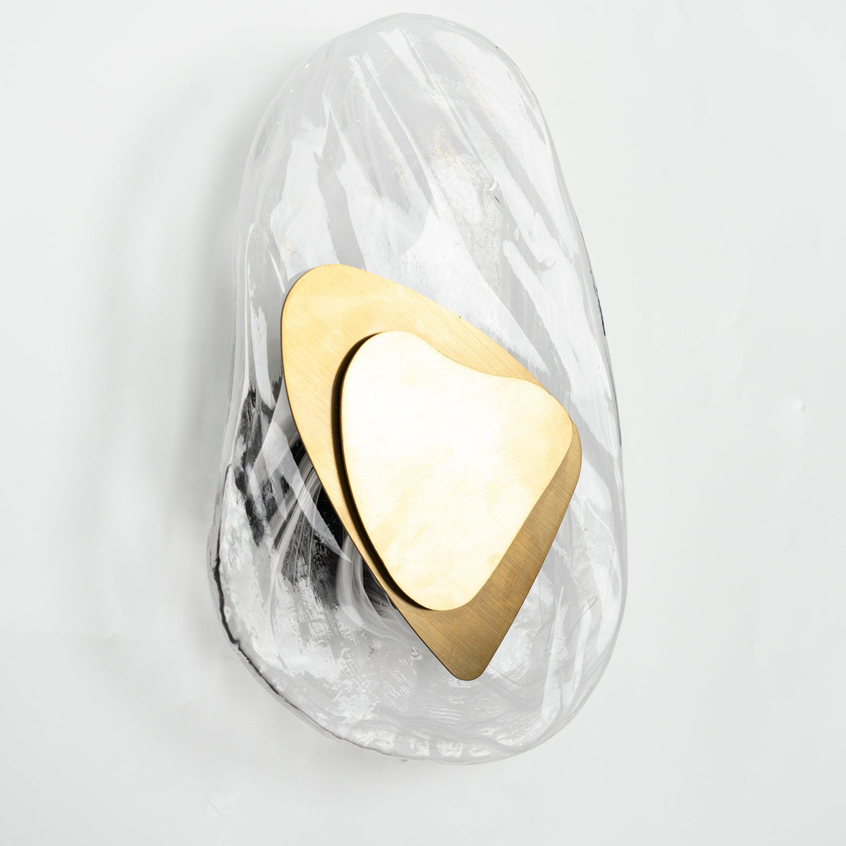 Wall Glass Swirl Black Matte