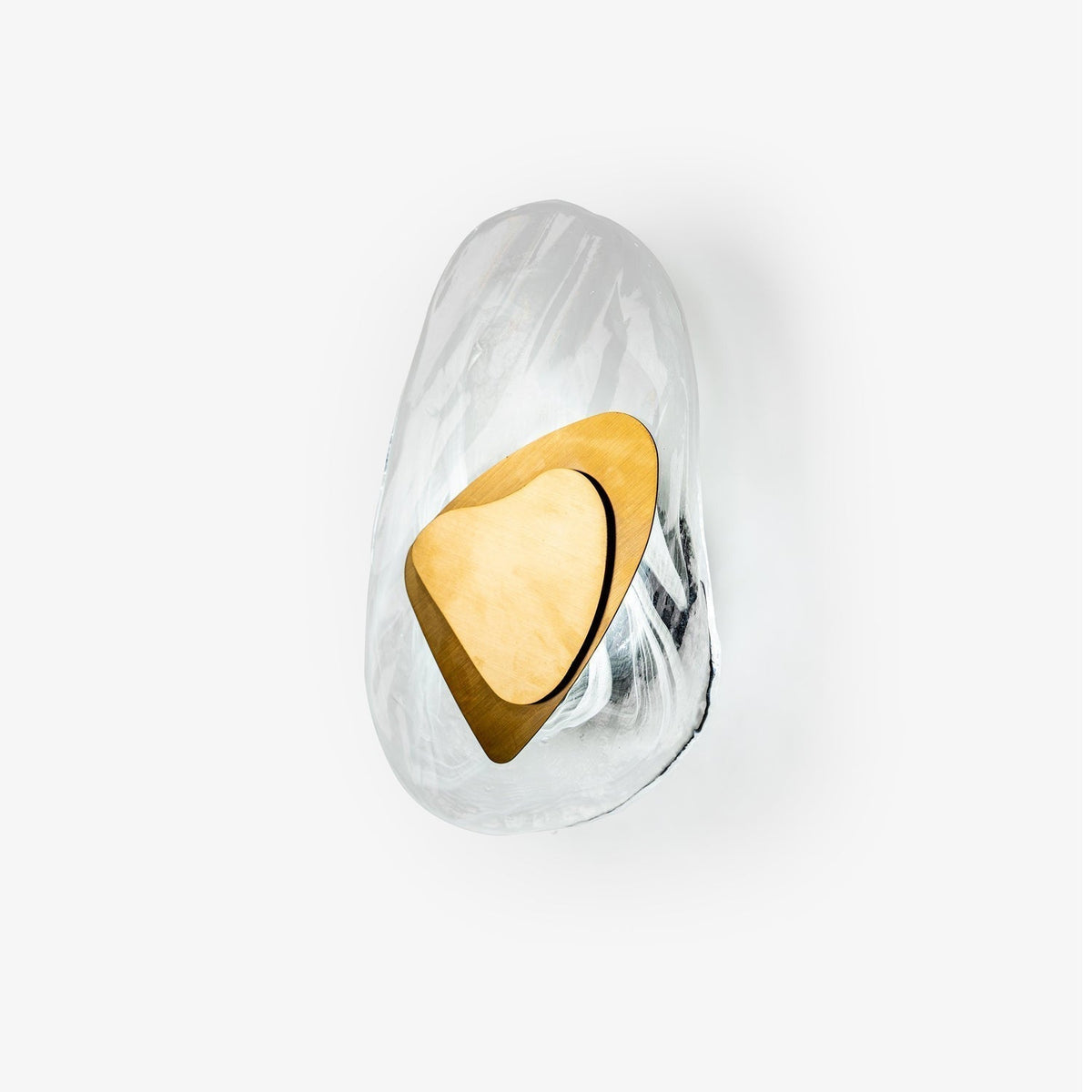 Wall Glass Swirl Black Matte