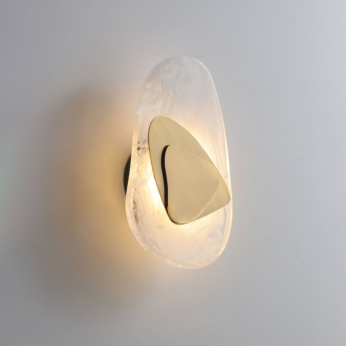 Wall Glass Swirl Black Matte