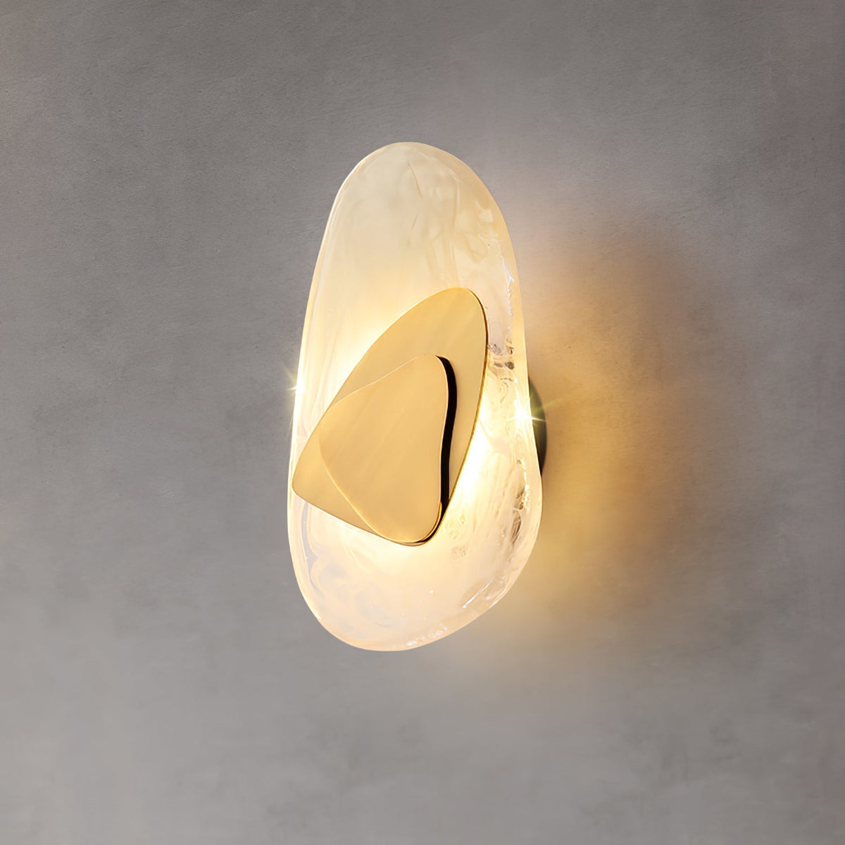Wall Glass Swirl Black Matte
