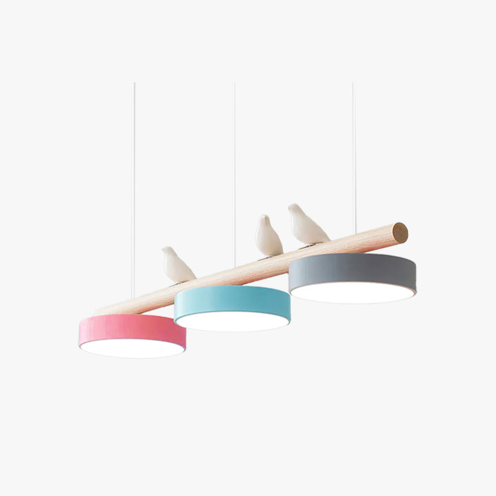 Bird Motif Nature Inspired Pendant Light for Living Rooms