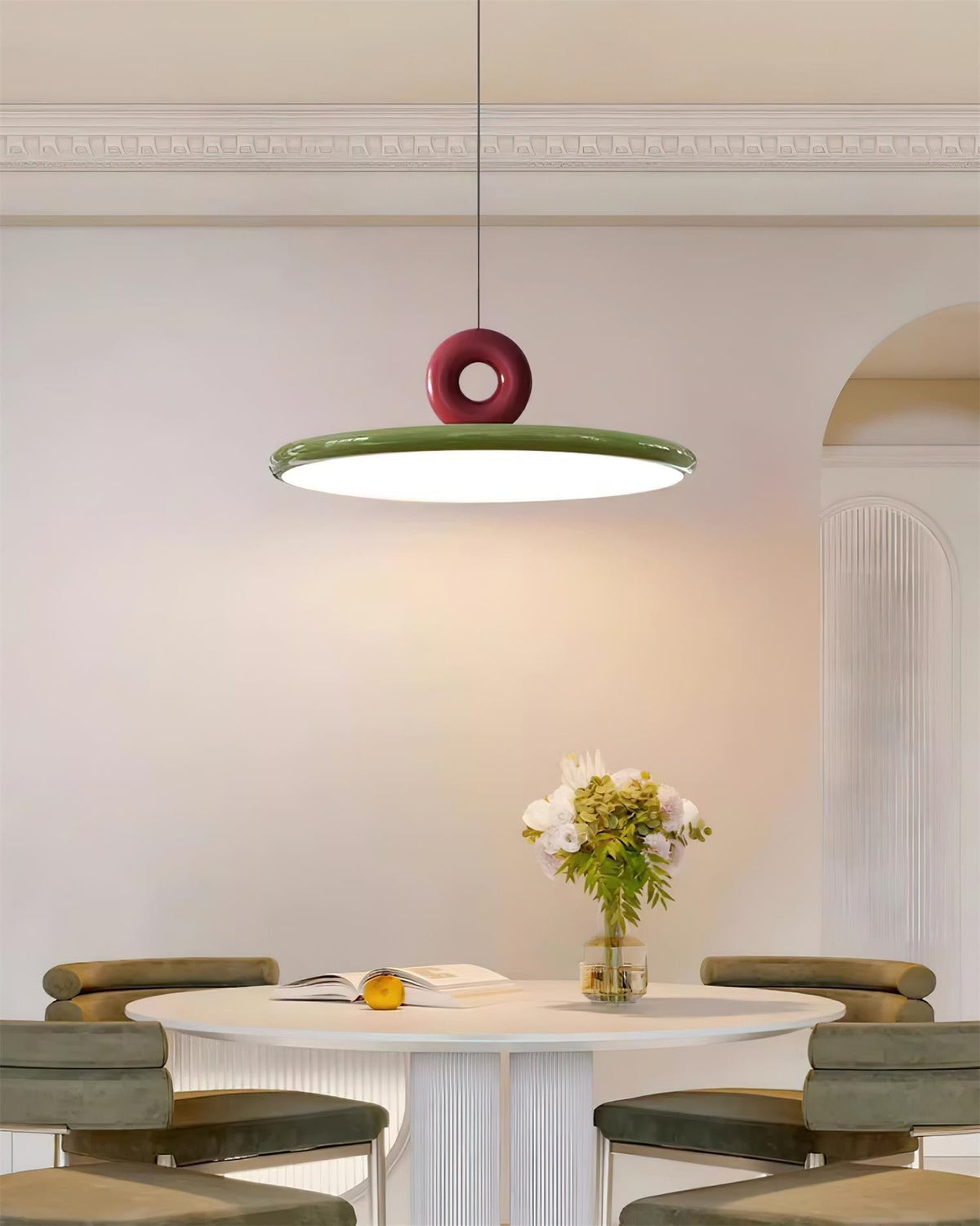 Minimalist Ambient Lighting Loop Pendant Lamp
