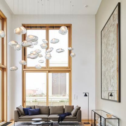 Ambient Glow Glass Globe Minimalist Pendant Light