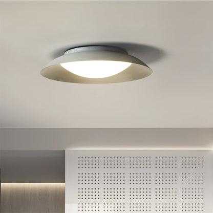 Flush Mount Nordic Ceiling White Light Bowl