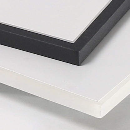 Square Or Round Black And White Premium Flush Mount Ceiling Light