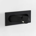 Matt Black Minimalist Adjustable LED Wall Light