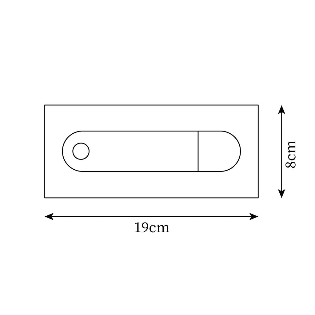 Matt Black Minimalist Adjustable LED Wall Light