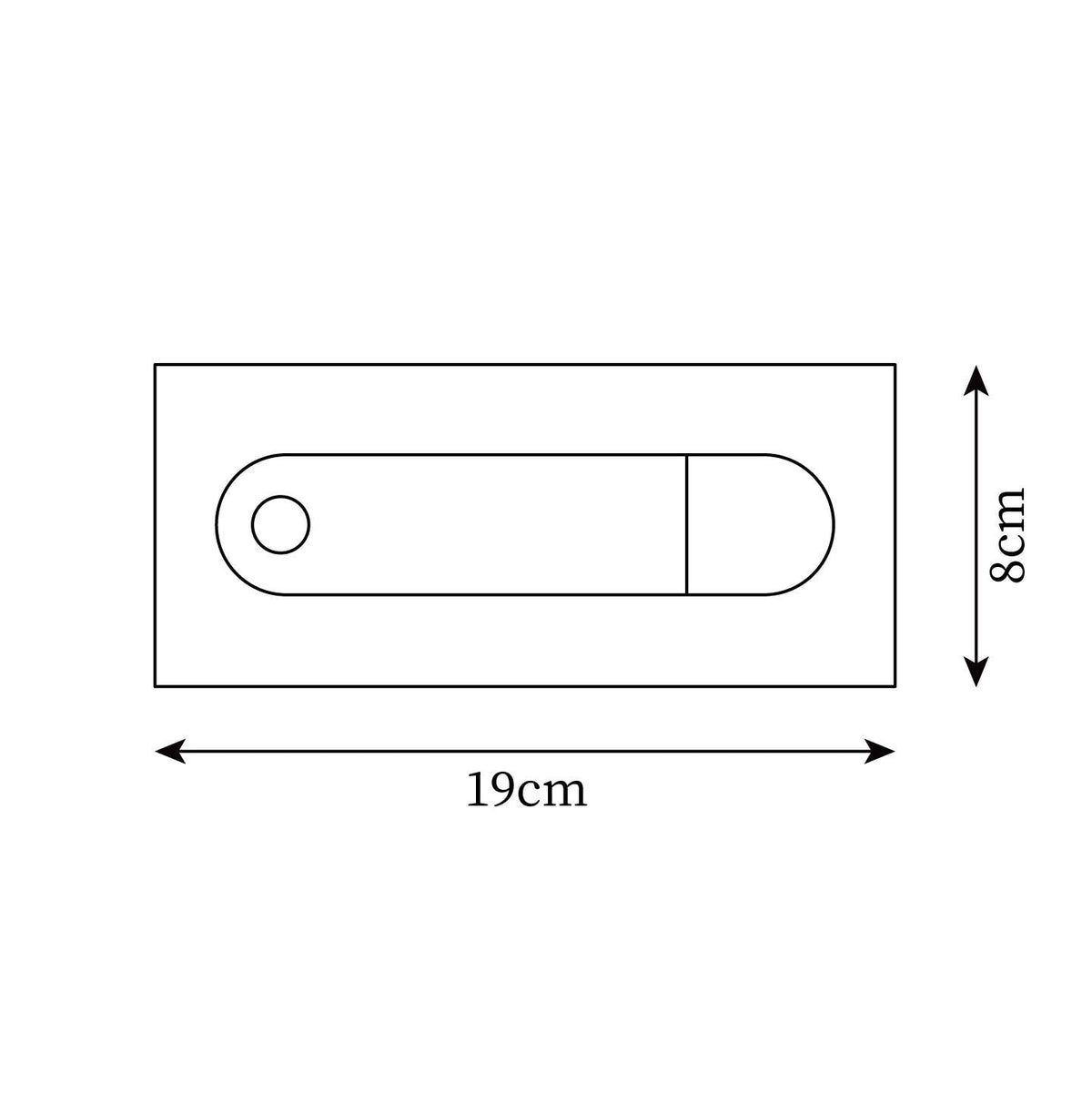 Matt Black Minimalist Adjustable LED Wall Light