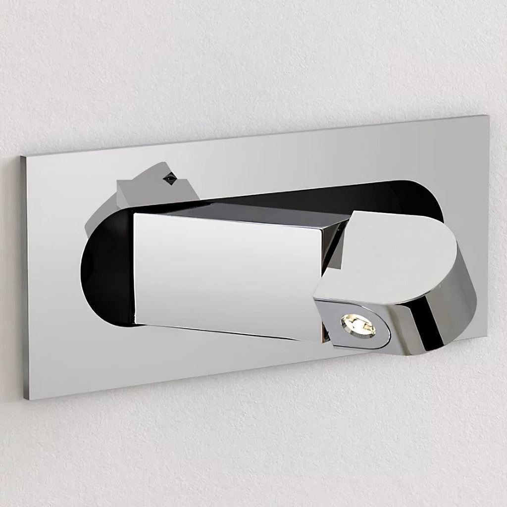 Matt Black Minimalist Adjustable LED Wall Light