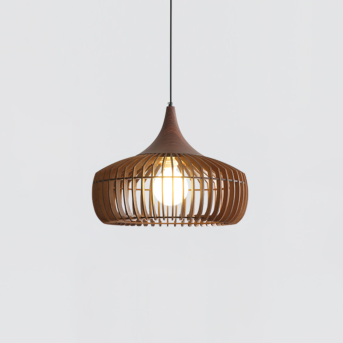 Warm Ambience Bamboo Rattan Pendant Light