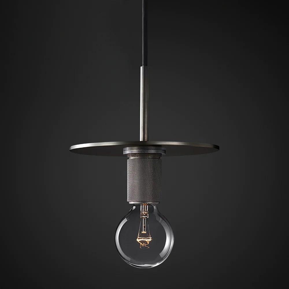 Glass Shade Brass Pendant Light For Kitchen Or Dining
