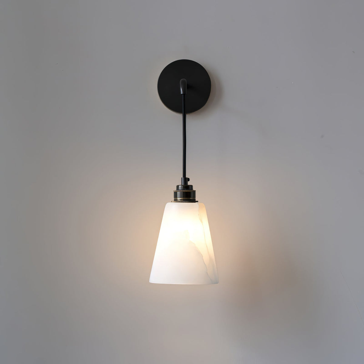 Soft Warm Glow Wall Pendant Lamp With Alabaster