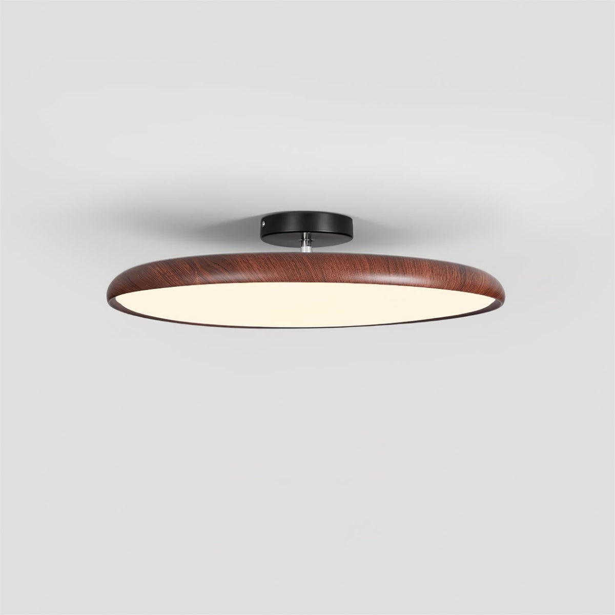 Integrated LED Premium Semi Flush Ceiling Oval Light
