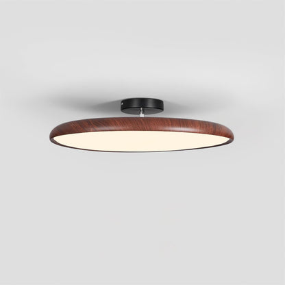 Integrated LED Premium Semi Flush Ceiling Oval Light