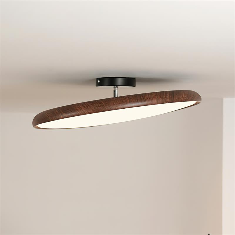 Integrated LED Premium Semi Flush Ceiling Oval Light