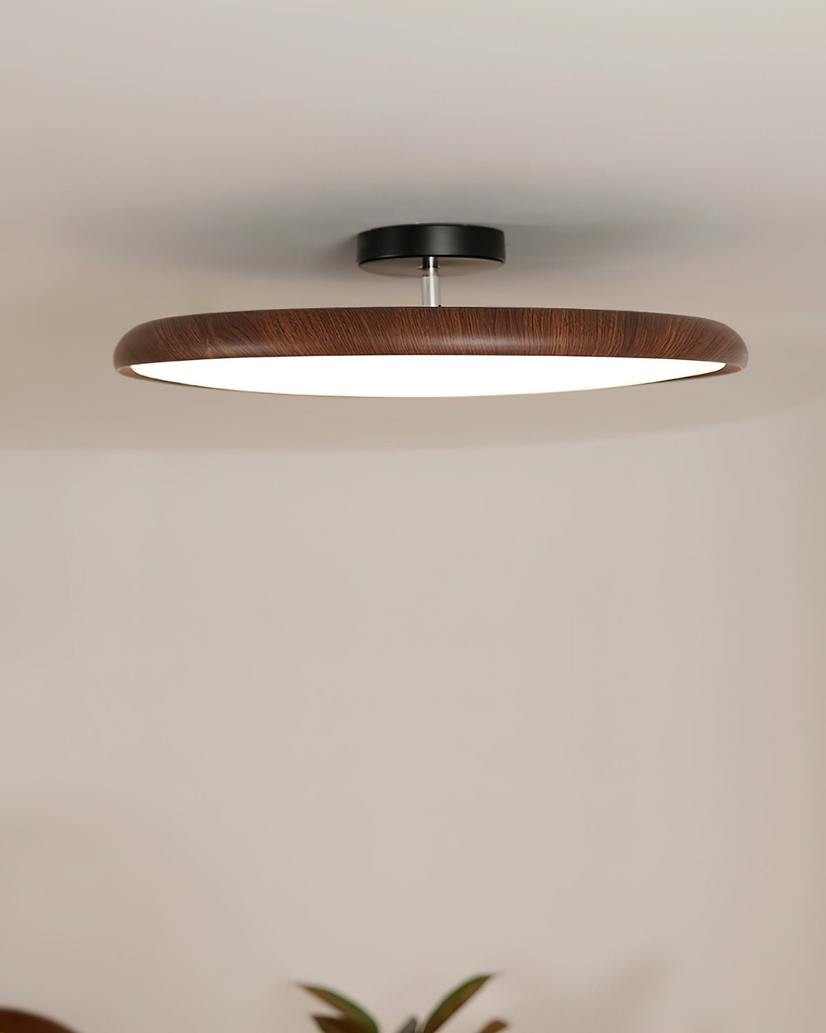 Integrated LED Premium Semi Flush Ceiling Oval Light