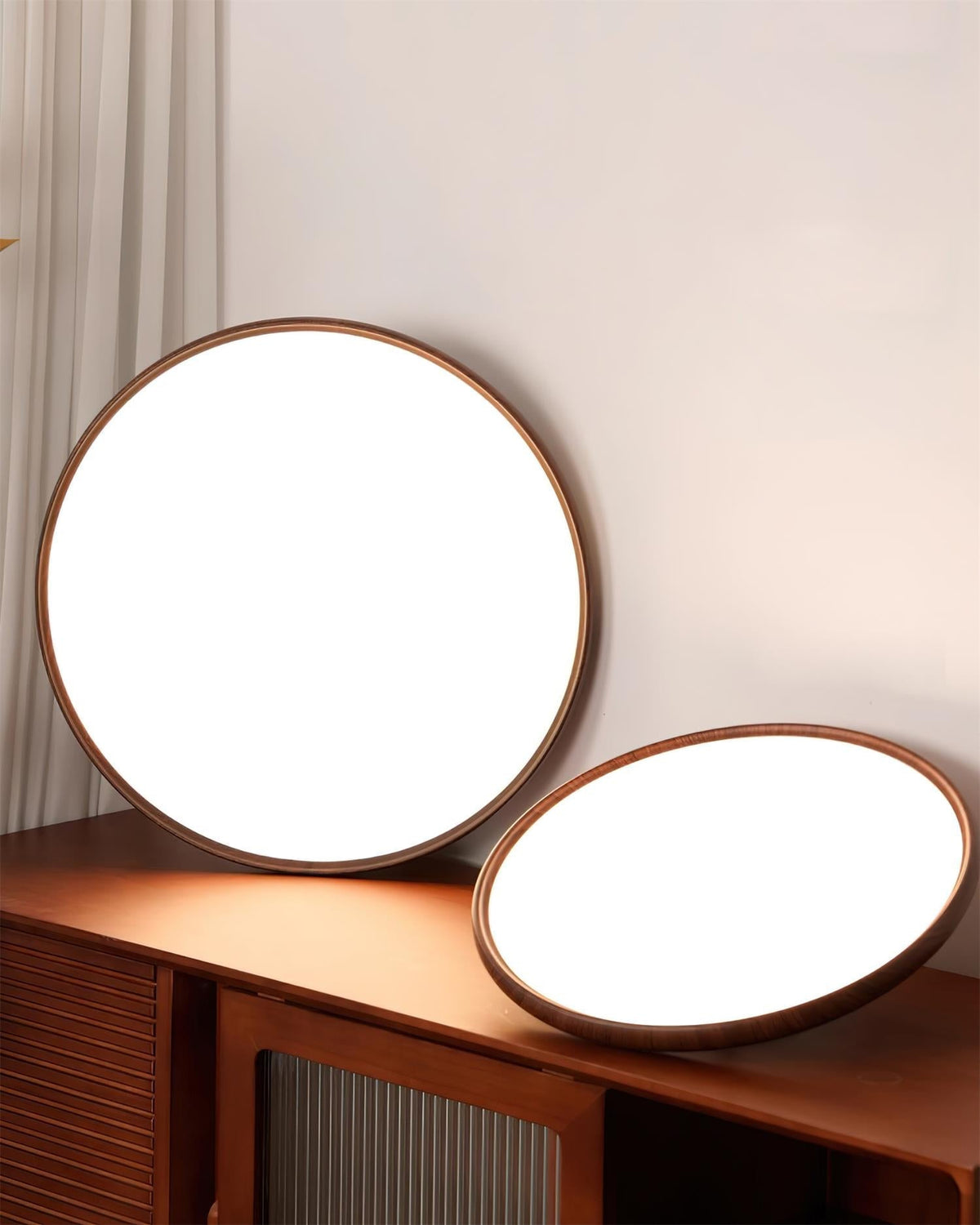 Integrated LED Premium Semi Flush Ceiling Oval Light