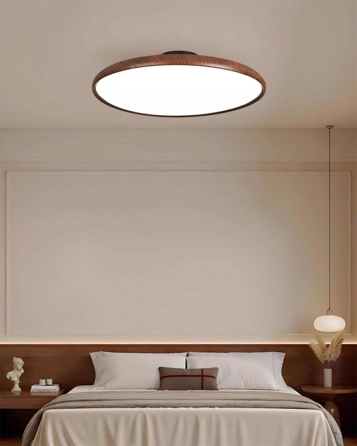 Integrated LED Premium Semi Flush Ceiling Oval Light