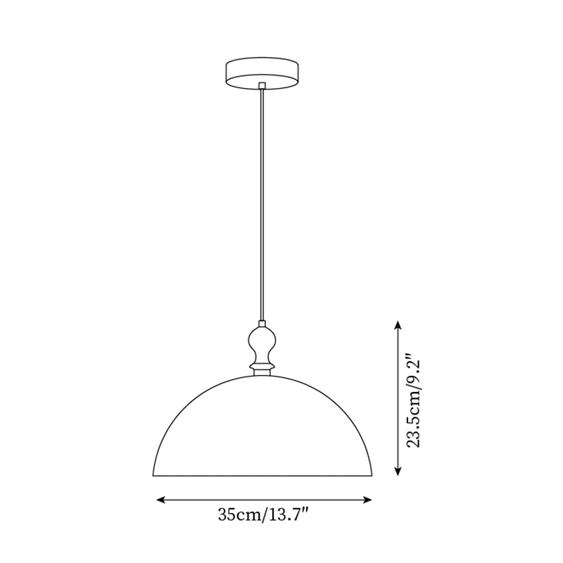 Pendant Lamp With Warm Glow Amber Glass Walnut Wood