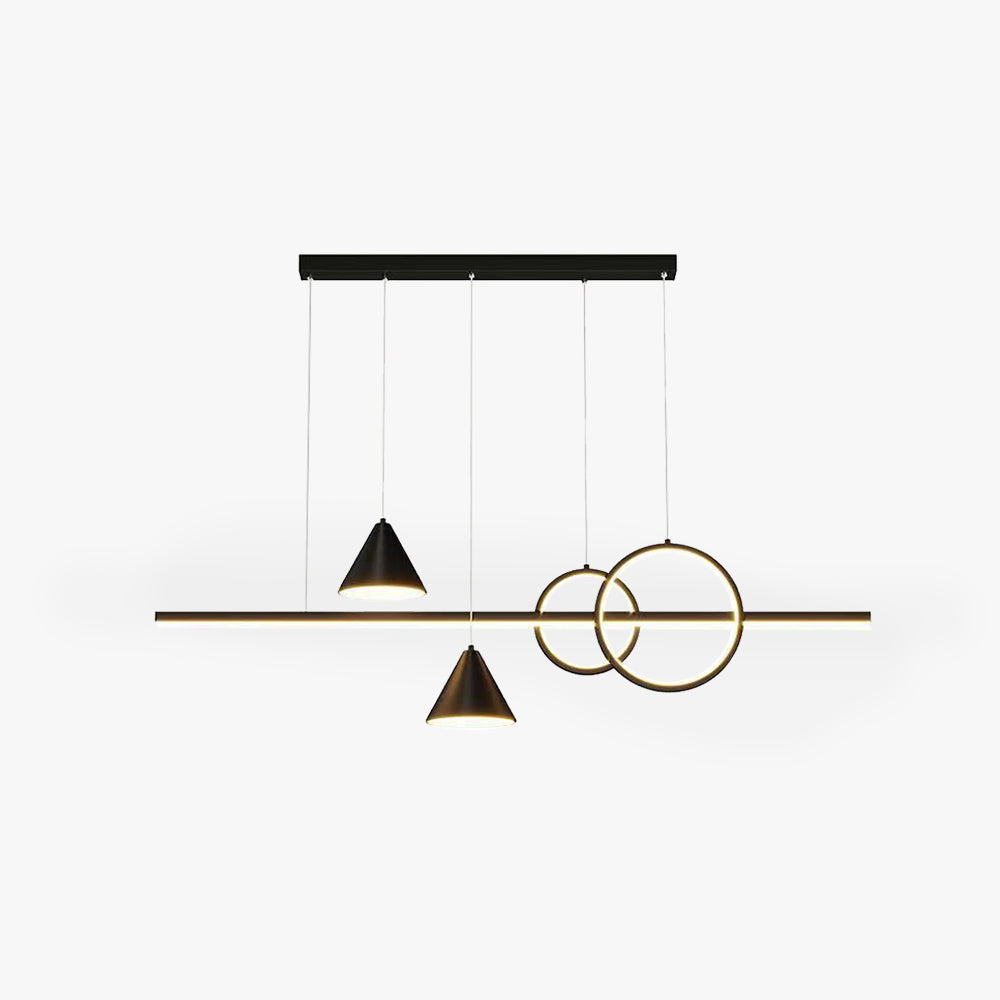 Modern Ambience Geometric Linear Pendant Light