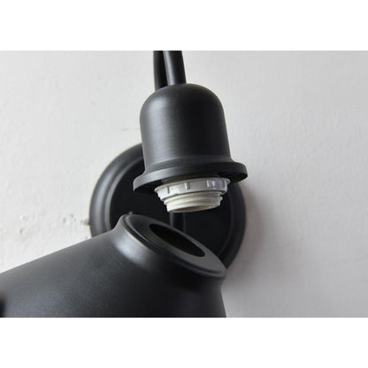 Downward Glow Outdoor Matte Black Cone Shaped Wall Light