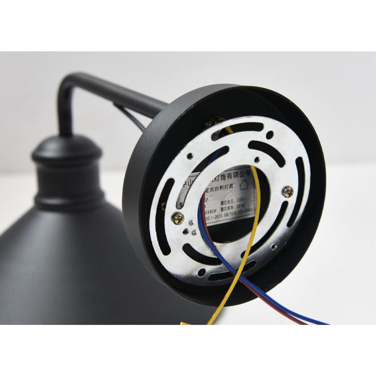 Downward Glow Outdoor Matte Black Cone Shaped Wall Light