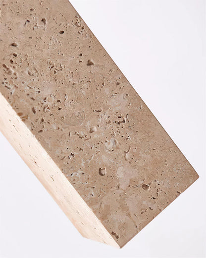 Pendant Light Wood Travertine Geometric Nordic