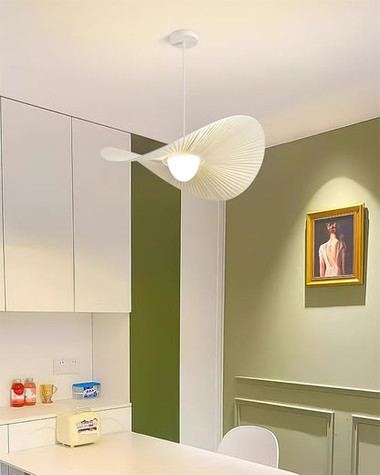 Warm Ambient Glow Pendant Light With Petal Design