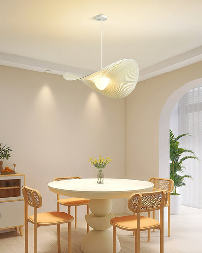 Warm Ambient Glow Pendant Light With Petal Design