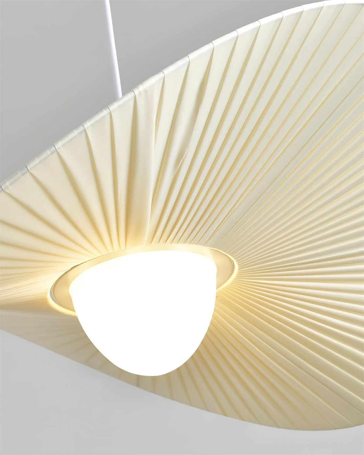Warm Ambient Glow Pendant Light With Petal Design