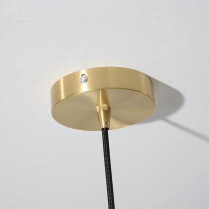 Cozy Glow Pendant Light For Curved Ceramic Shade