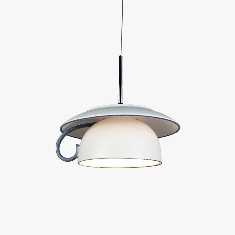 Ceramic Nordic LED Pendant Light With Soft Glow Cup