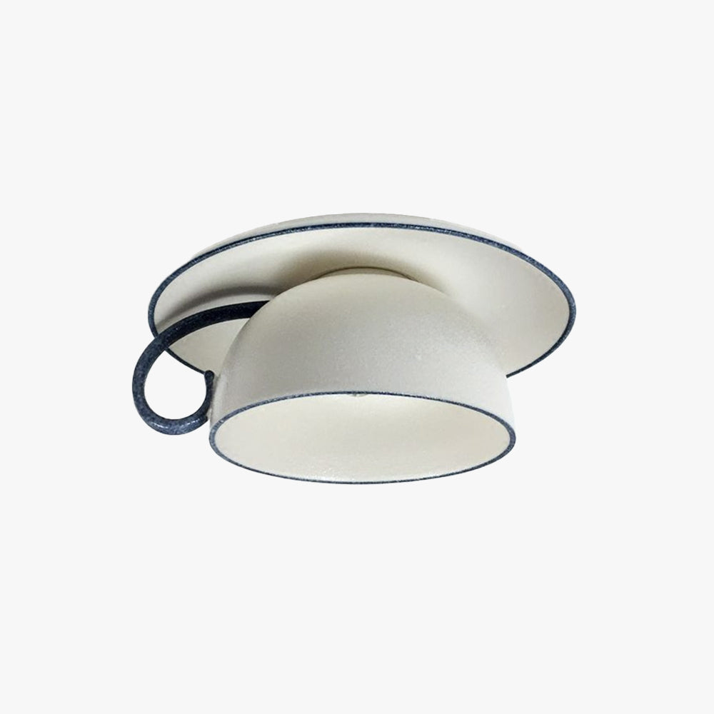 Ceiling Light For Bedroom And Living Room Flush Mount Ceramic Cup