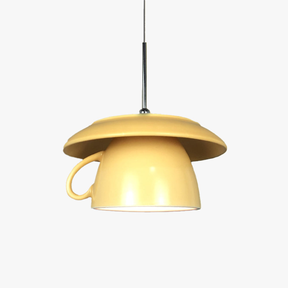 Ceramic Pop Art LED Pendant Light for Ambient Glow