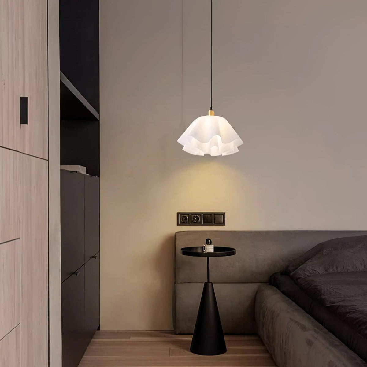 Warm Ambient Glow Pendant Light Petal