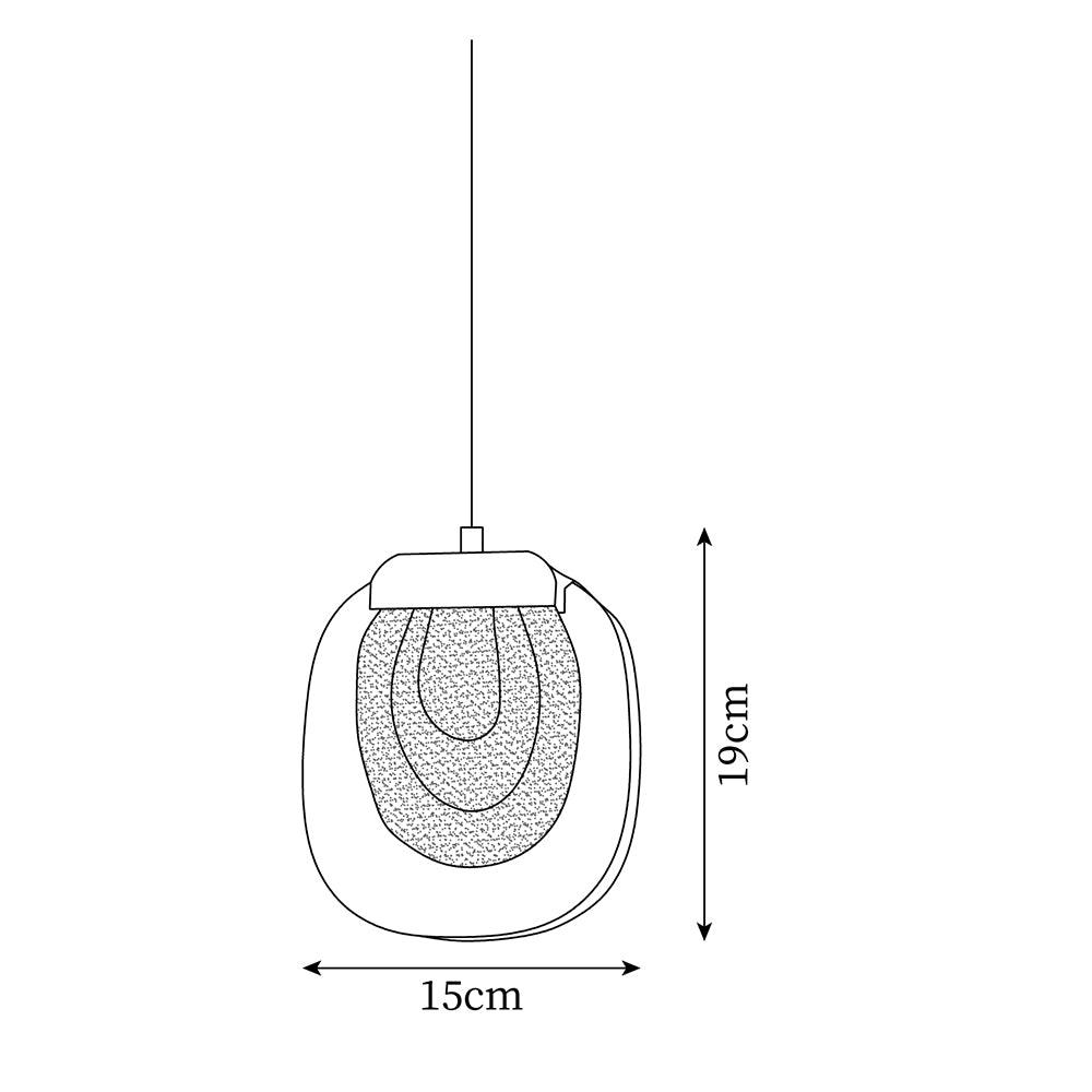 Staircase Ambience Enhanced For Glass Pendant Light