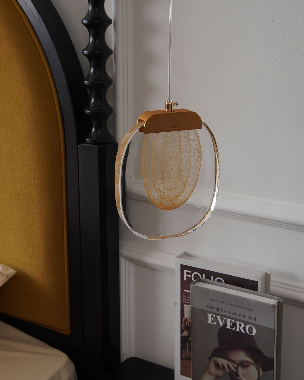 Staircase Ambience Enhanced For Glass Pendant Light