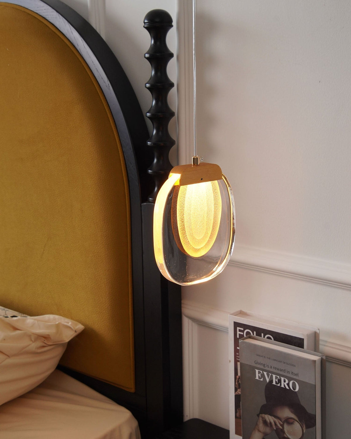Staircase Ambience Enhanced For Glass Pendant Light