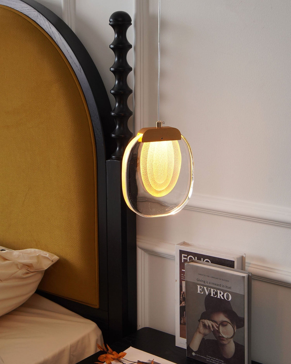 Staircase Ambience Enhanced For Glass Pendant Light