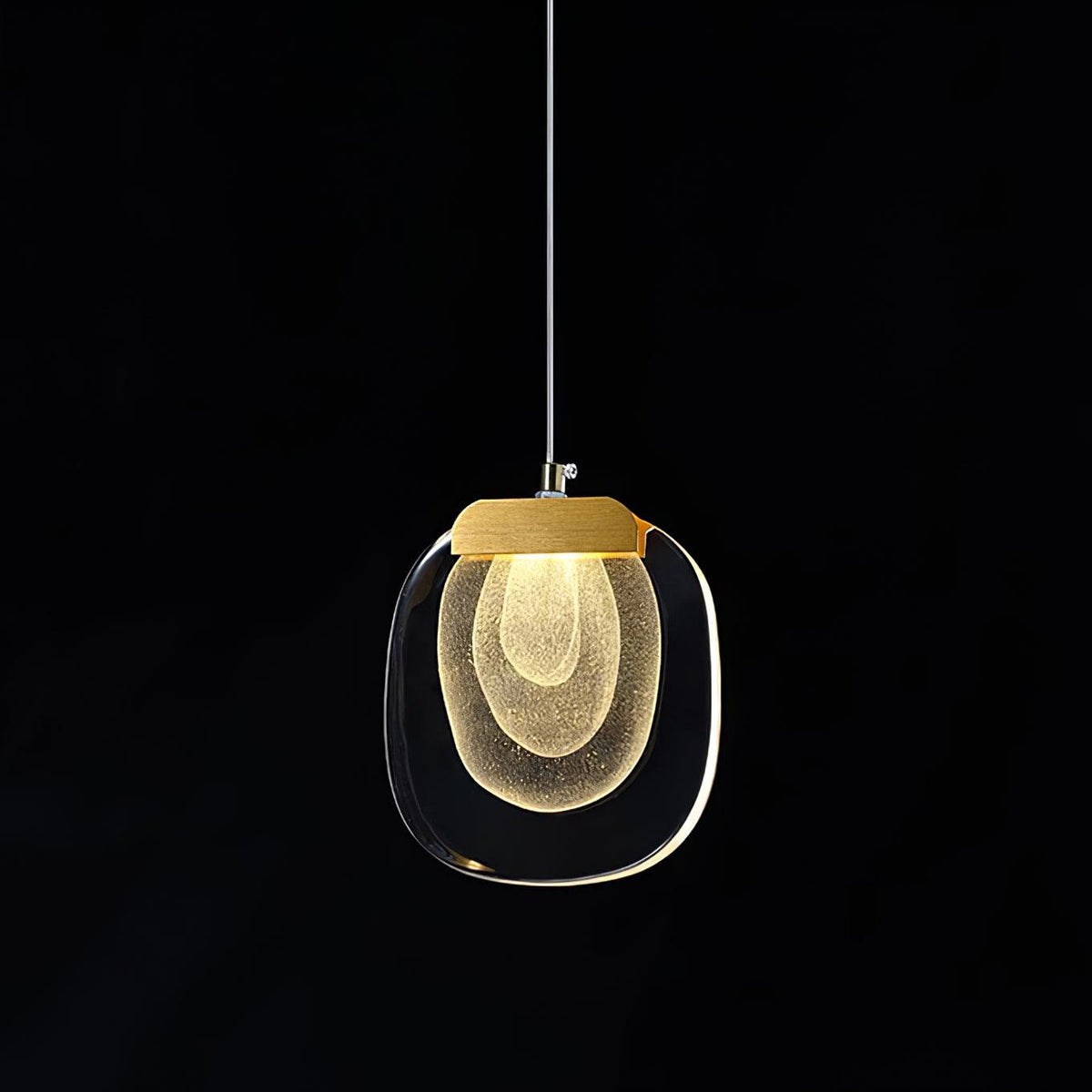 Staircase Ambience Enhanced For Glass Pendant Light