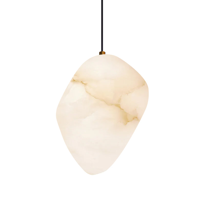 Pendant Lamp for Elegant Ambience in Goose Alabaster Brass