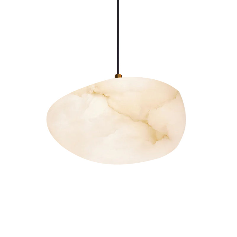 Pendant Lamp for Elegant Ambience in Goose Alabaster Brass