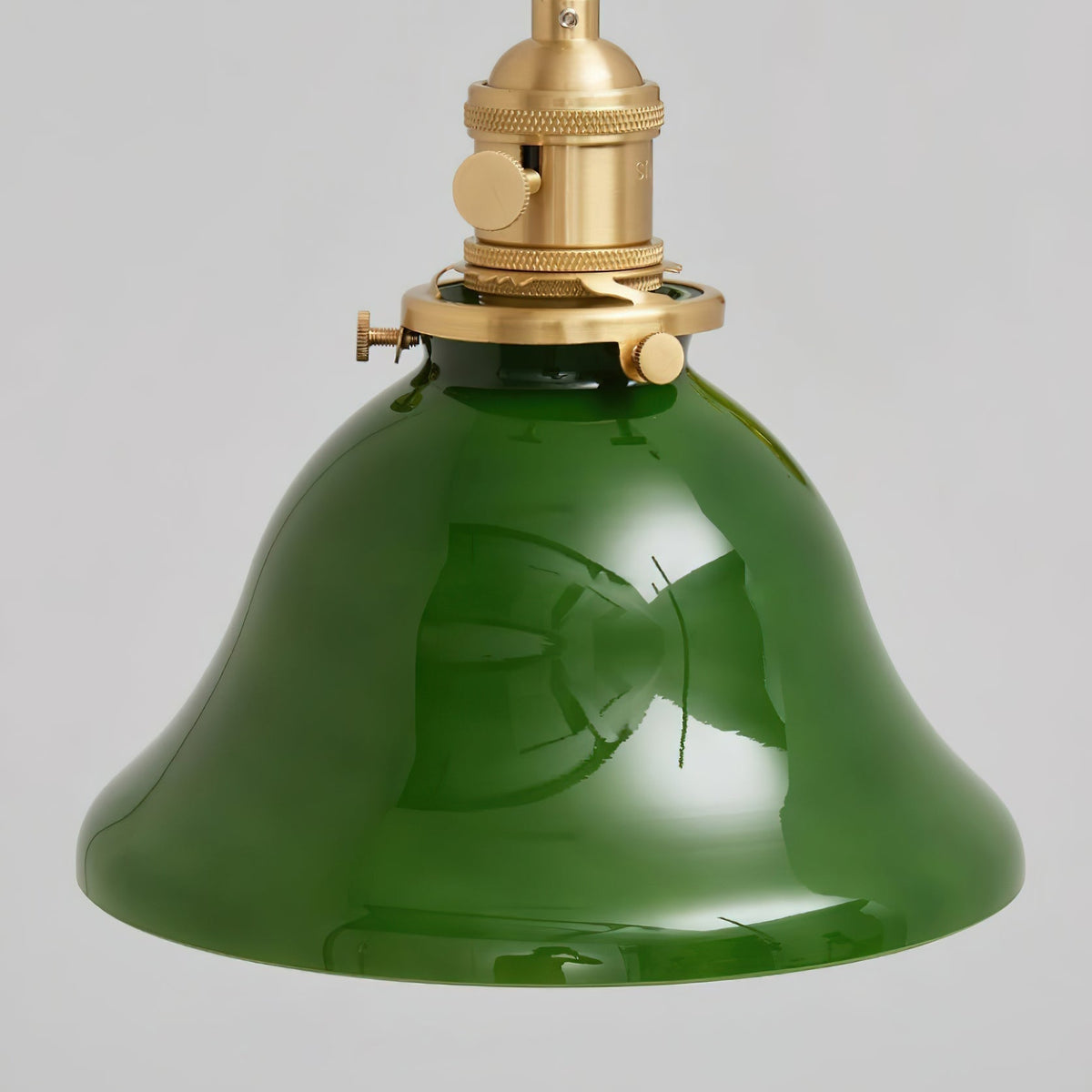 Adjustable Brass Wall Lamp For Bathrooms With Glass Shade