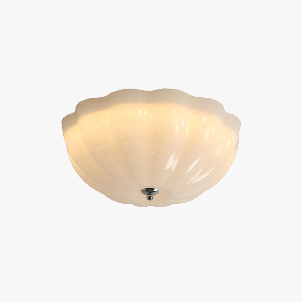 Ceiling Mount Flush LED Metal And Glass Elegant Light For Bedroom