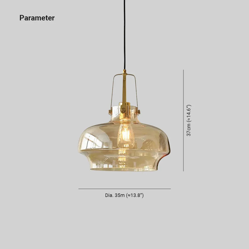 Modern Design Glass Pendant Light Valentina