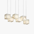 Kitchen Geometric Alabaster Adjustable Pendant Lights