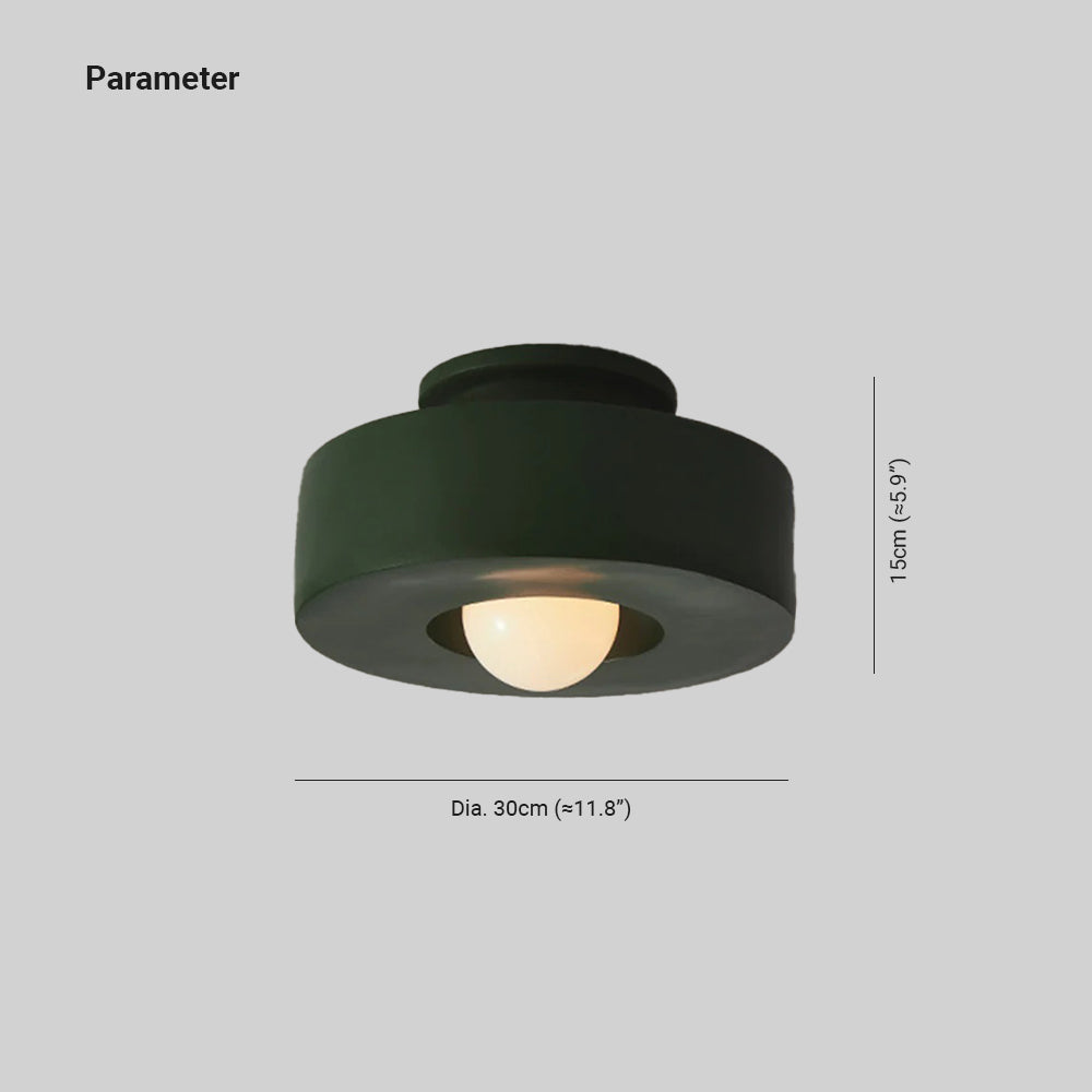 Nordic Nova Flush Mount Ceiling Light For Bedroom