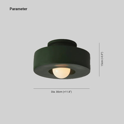 Nordic Nova Flush Mount Ceiling Light For Bedroom
