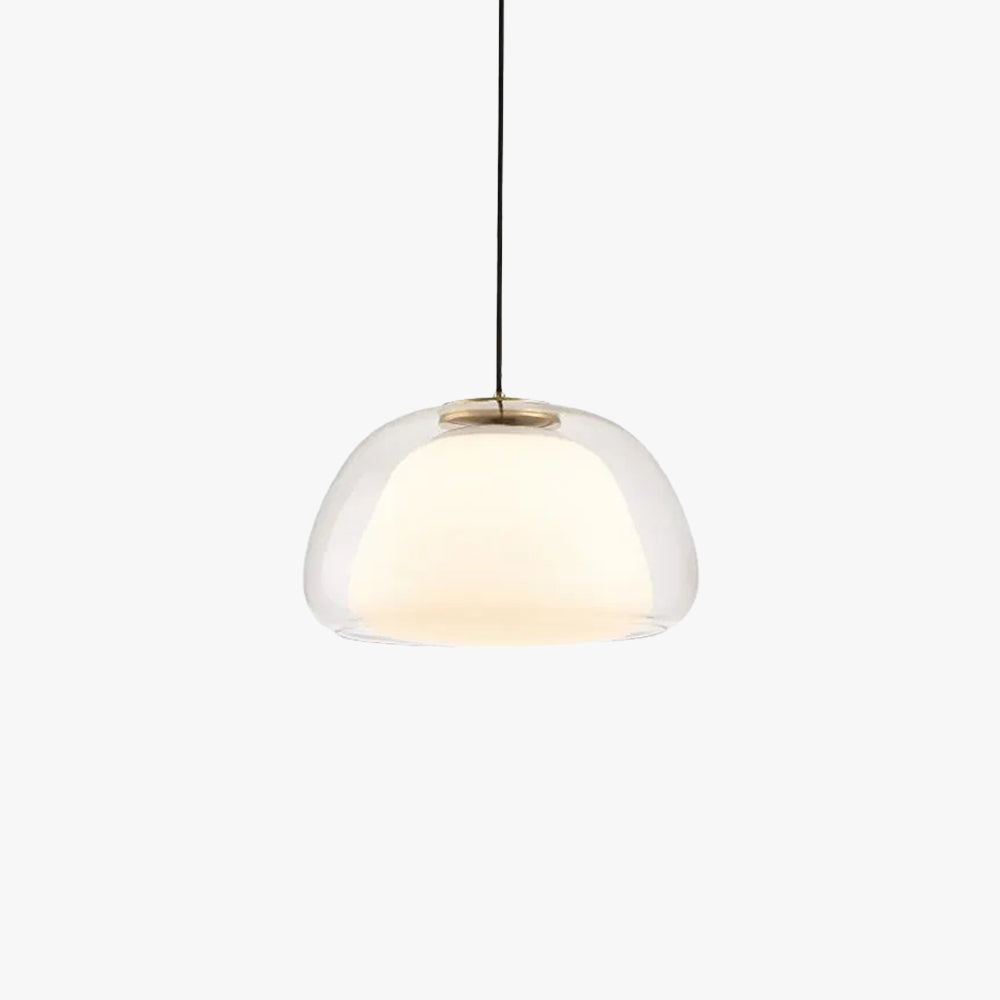 Glass And Metal LED Pendant Light For Living Room