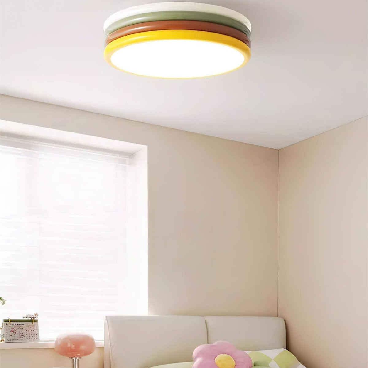 Warm Panel Accents PrismStack Colour Ceiling Lamp
